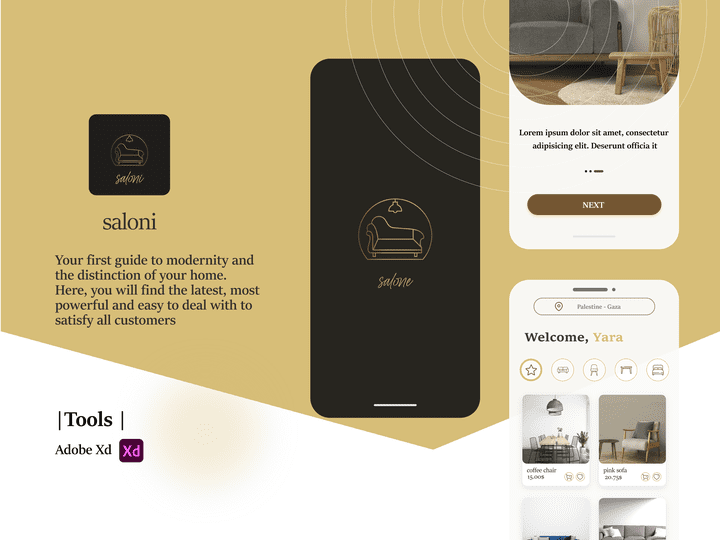 Furniture mobile app - UX\UI