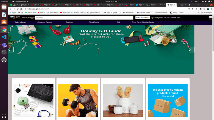 amazon home page