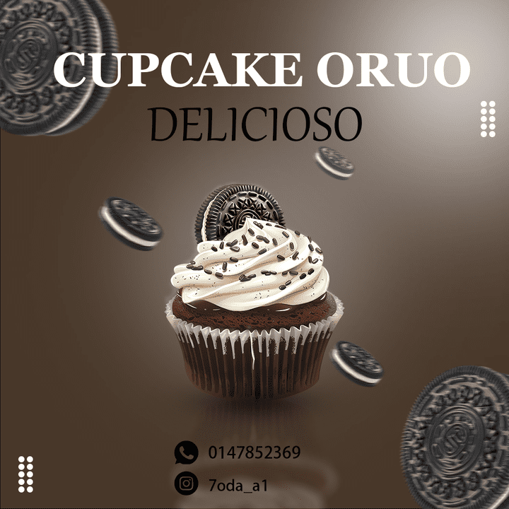 CUPCAKE ORUO , تصميم سوشيال ميديا