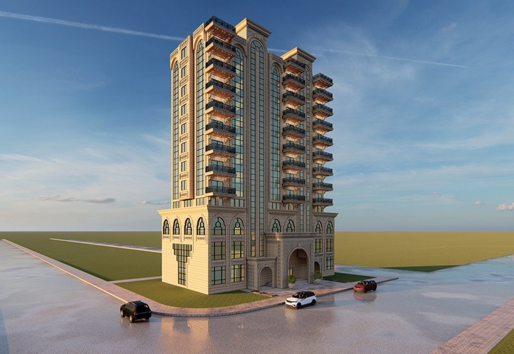 تصميم بناء تجلري سكني داخل التنظيم