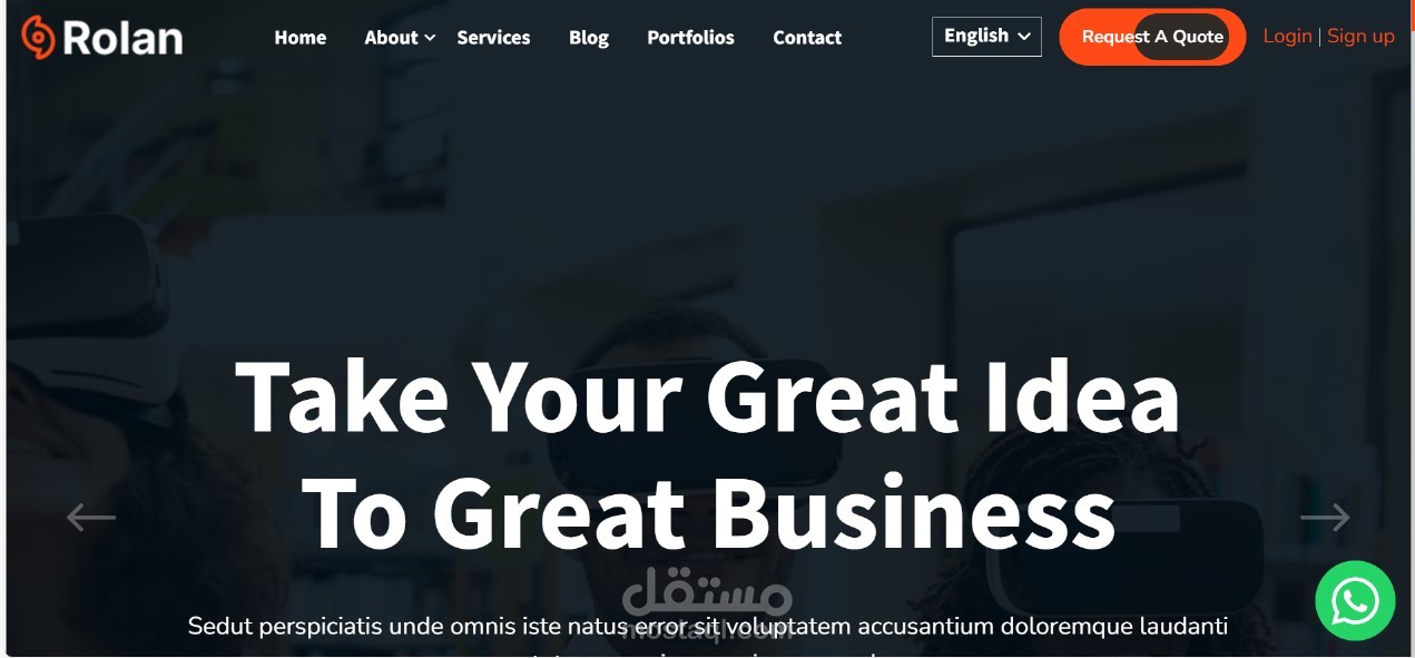 Business website