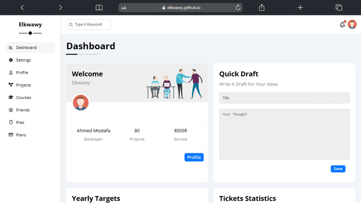 Simple Dashboard