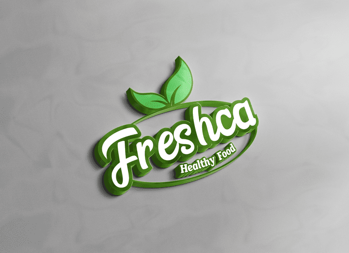 تصميم شعار محل الأطعمة الصحية Freshca