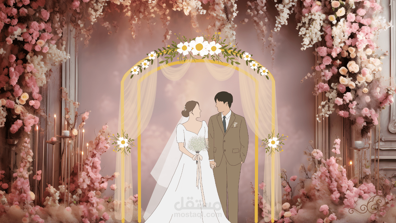تصميم دعوات زفاف فاخرة ومخصصة تناسب مناسبتك الخاصة