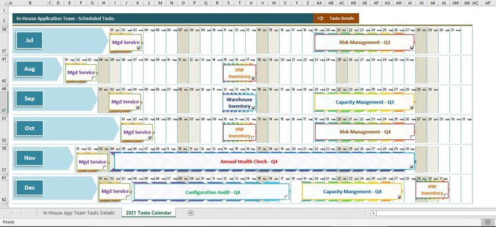 Application Team Task Scheduler