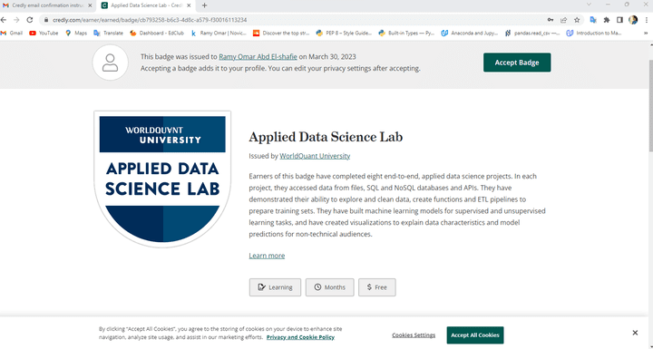 Applied Data science lab