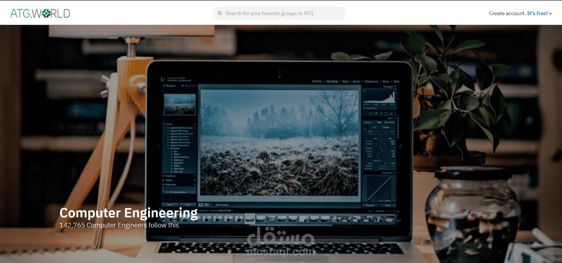 ATG World موقع يشبه صفحة الجروبات علي فيس بوك