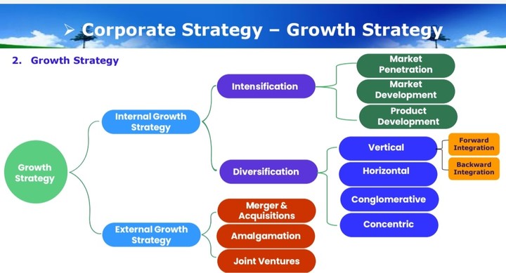 مشروع مكتمل: شرح مادة الإدارة الاستراتيجية واستراتيجية الشركات Corporate Strategy