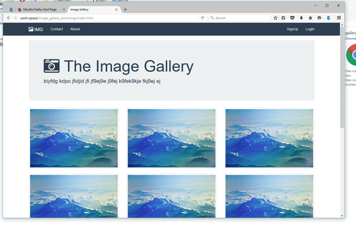 bootstrap image gallery responsive gride