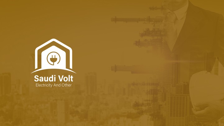 تصميم شعار وجايدلاين لشركة Saudi Volt