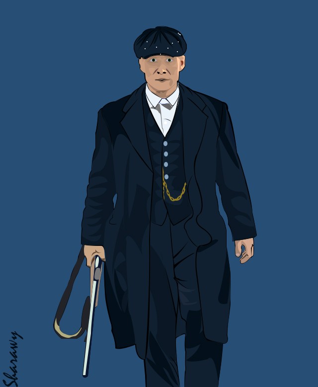 Thomas Shelby vector art