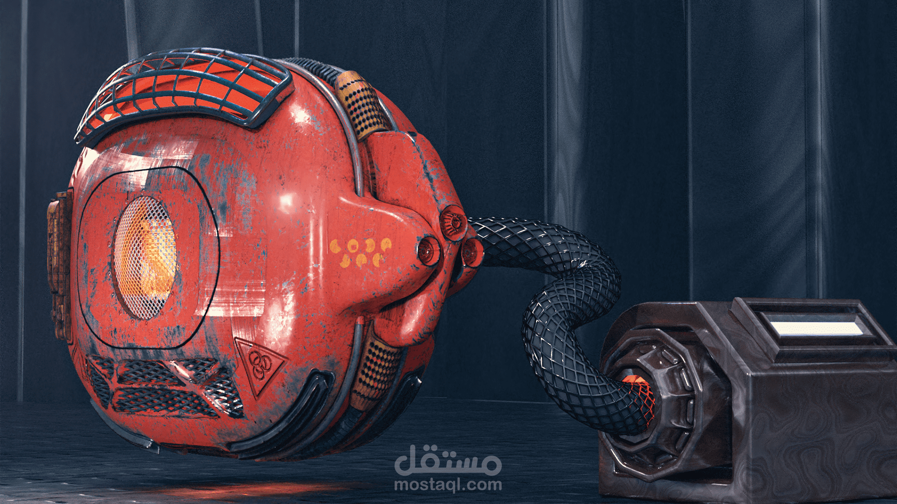 مركبة فضائية من المستقبل sci-fi machine