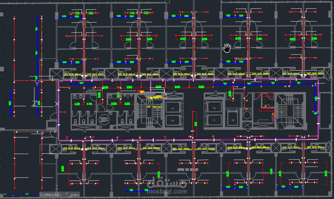 firefighting shop drawing | مستقل