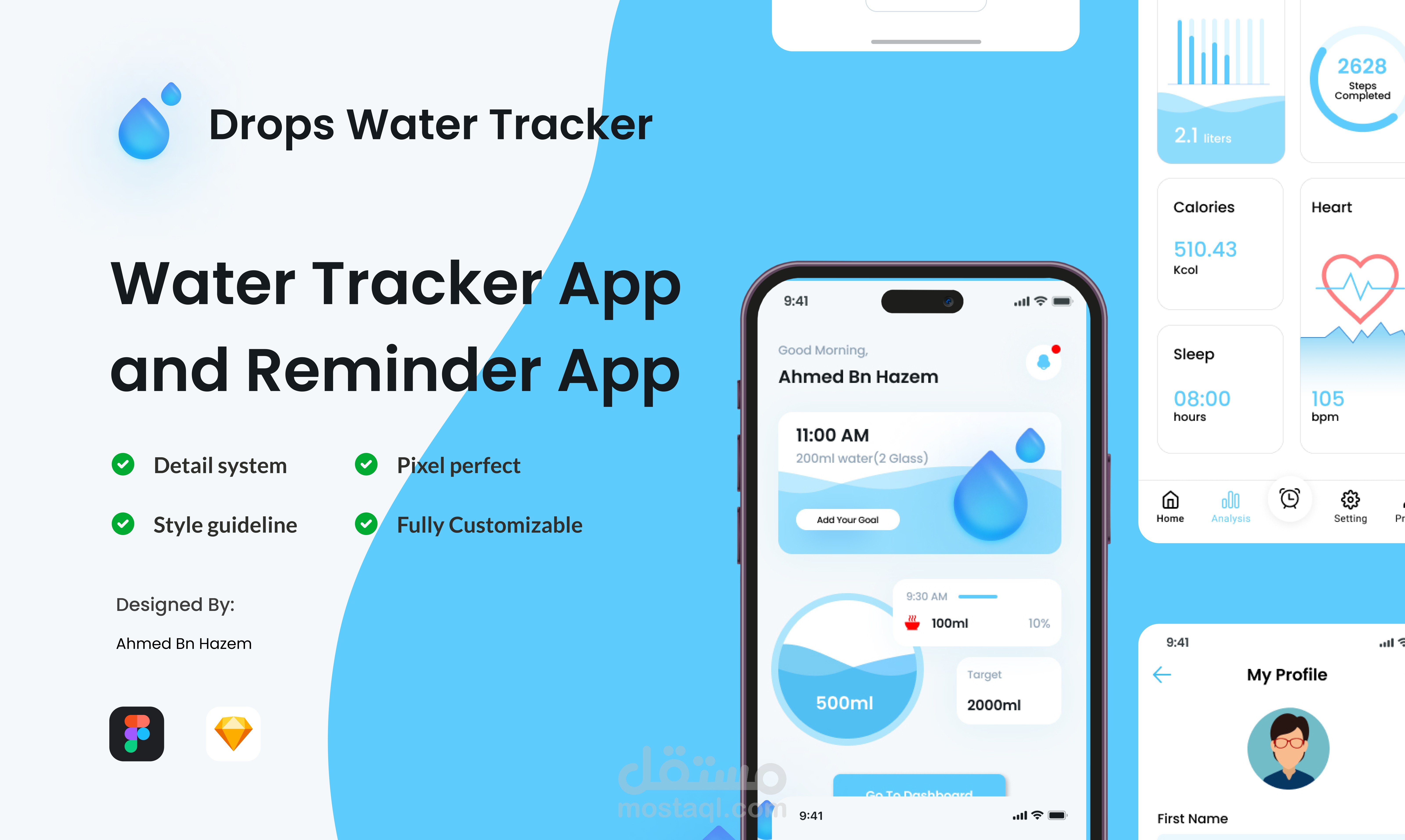 Water Tracker App and Reminder