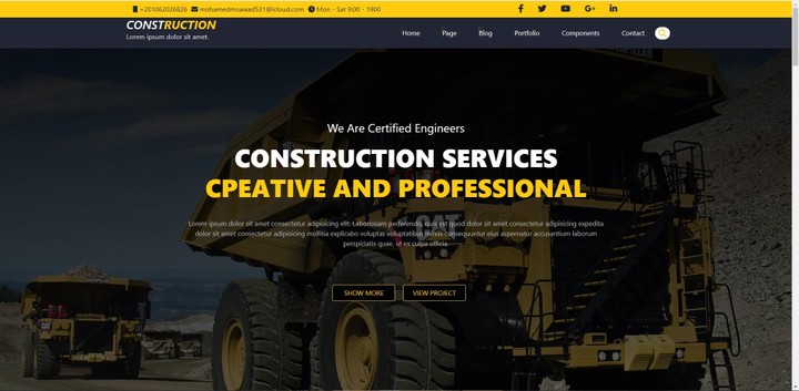 CONSTRUCTION WebSite