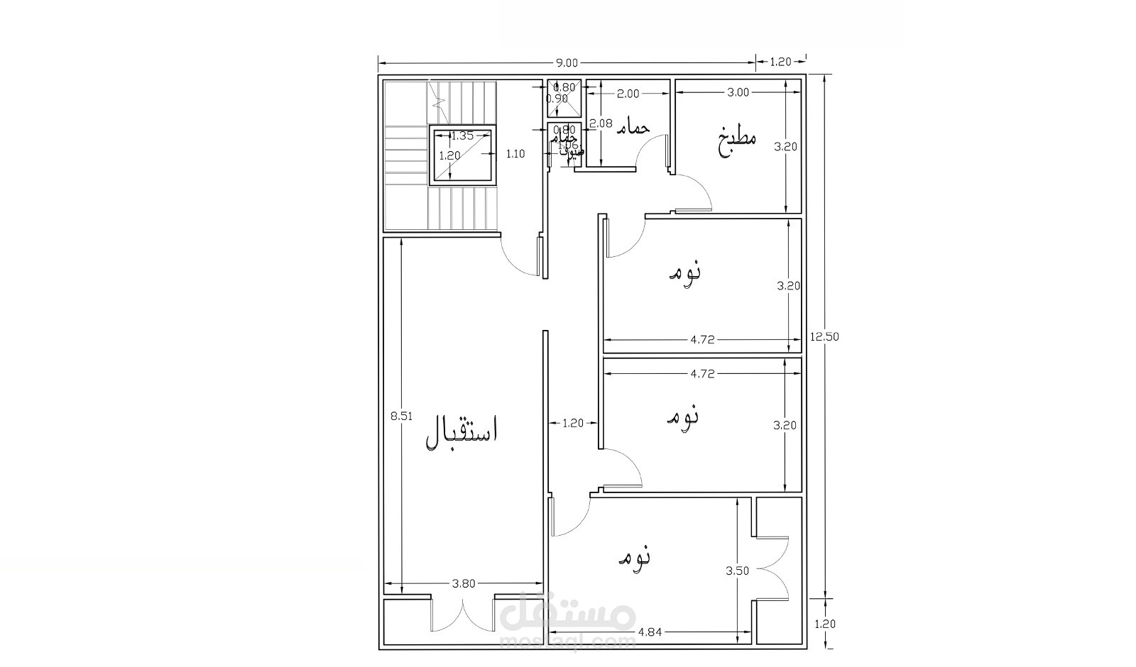 تصميم شقه