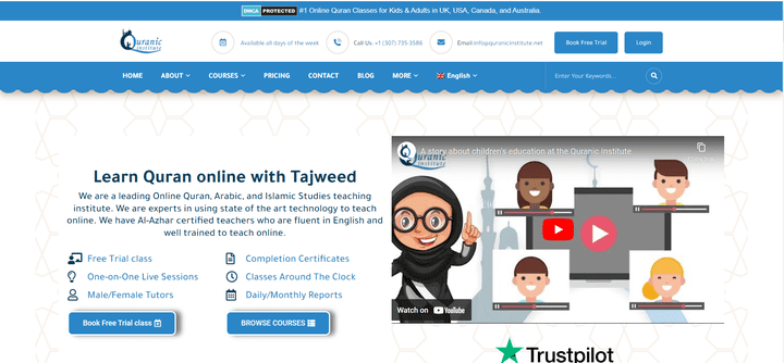 Learn Quran online with Tajweed