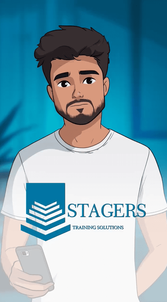 اعلان لمركز Stagers