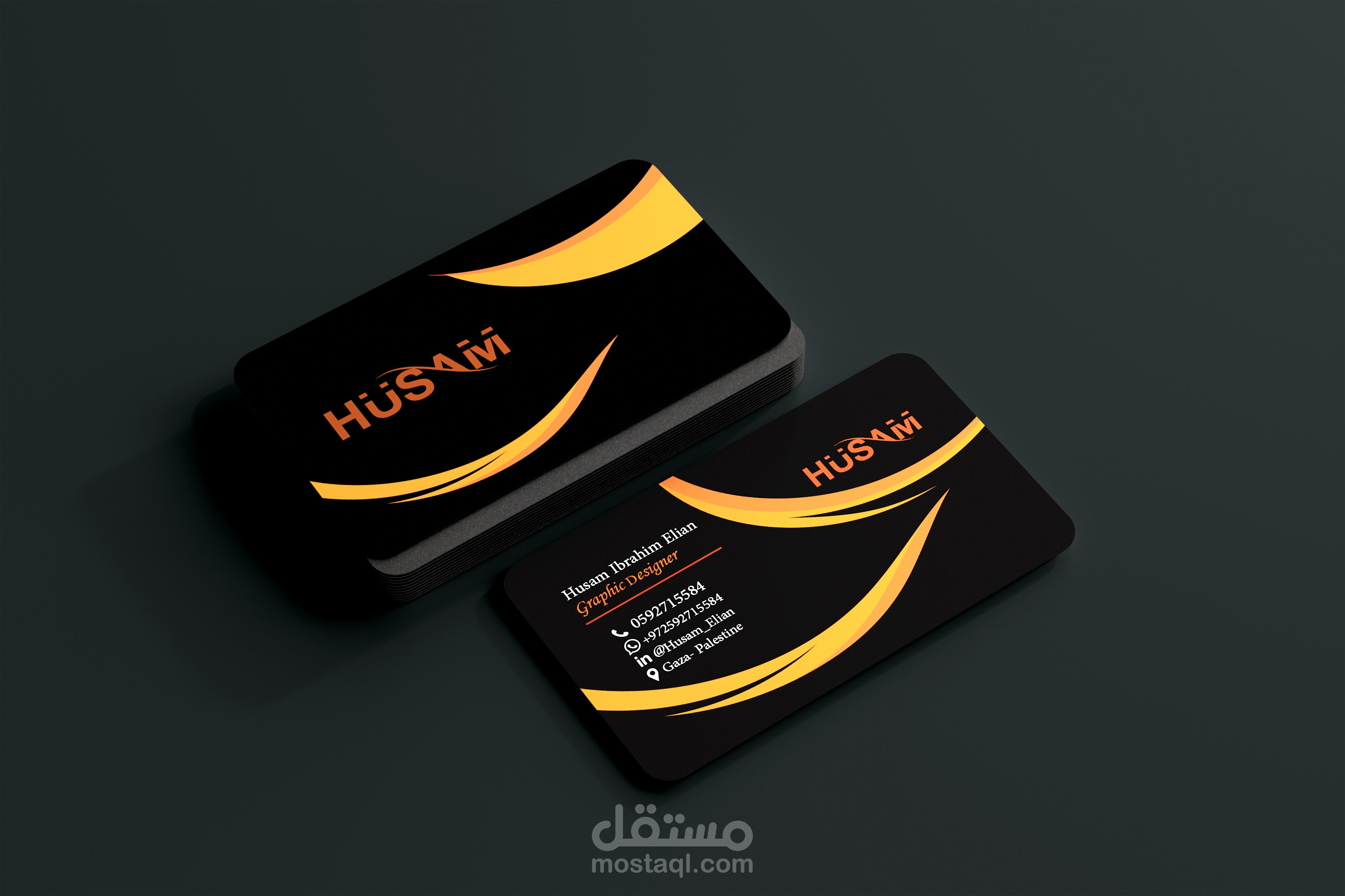 تصميم كروت أعمال  (business card design ) بطريقة احترافية