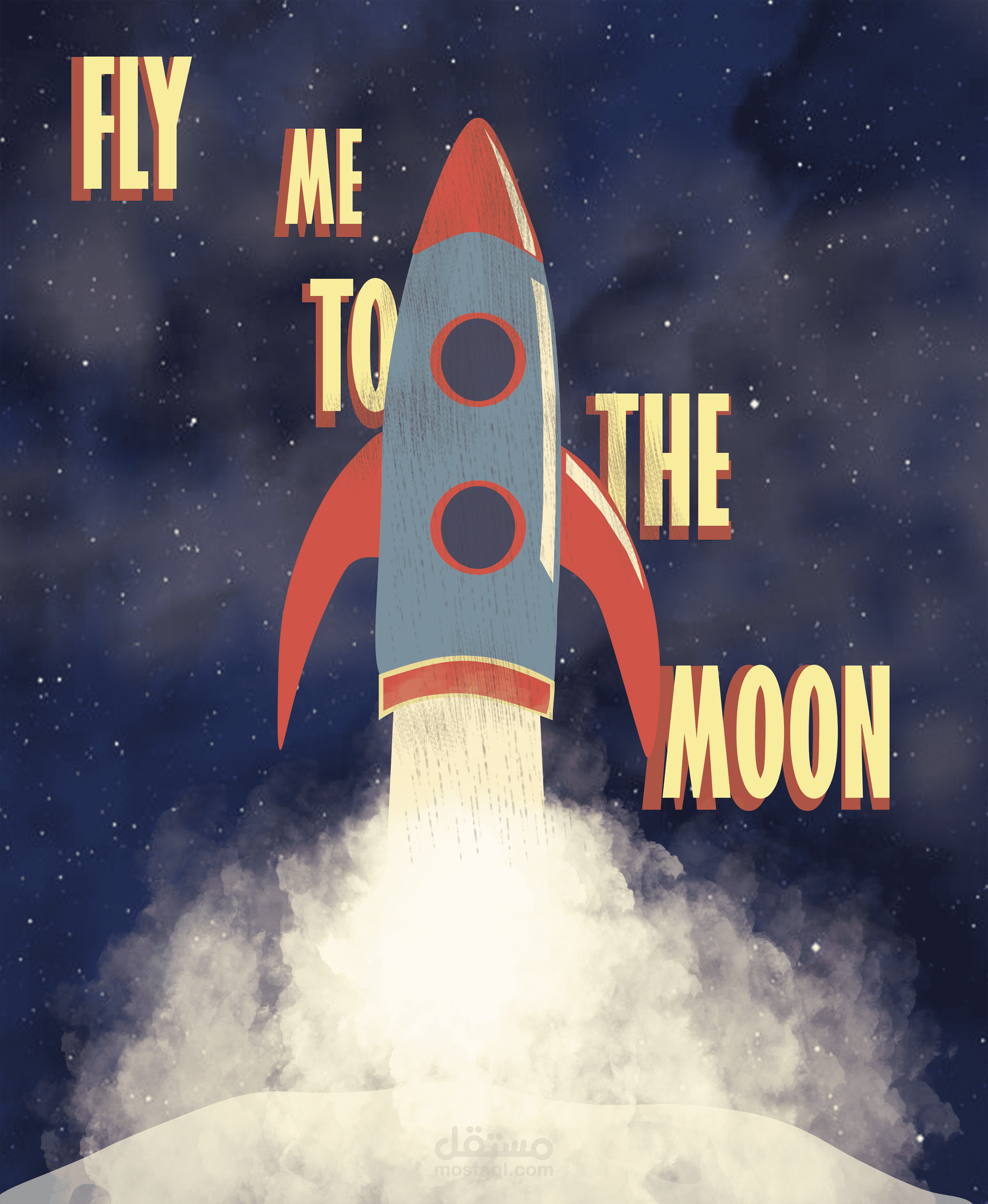 Fly me to the moon