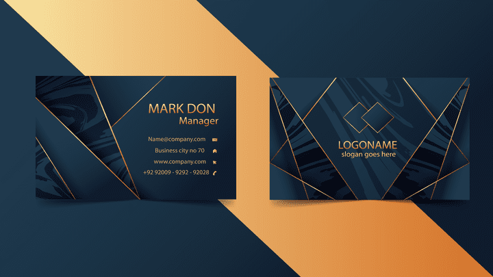 تصميمات بطاقات أعمال فاخرة مقترحة modern business cards