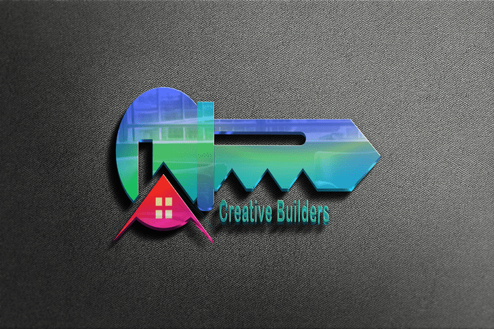 تصميم شعار ..  creative builders