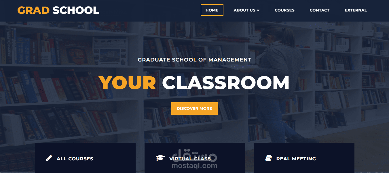 Online Classroom Website