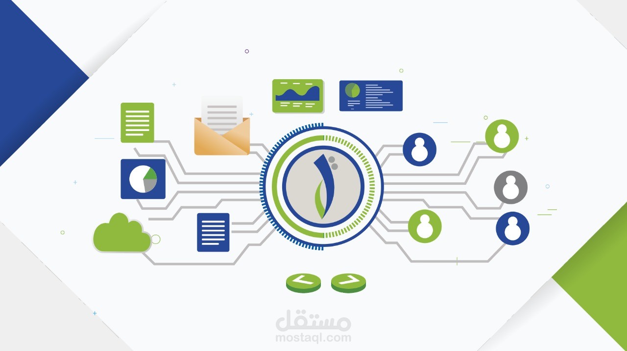 فيديو موشن جرافيك للكلية الجامعية للعلوم التطبيقية