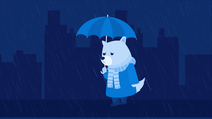 Sad Dog (Motion Graphics)