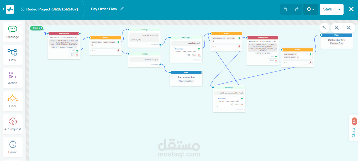 rodeo whatsapp bot | مستقل
