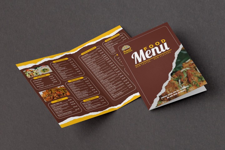 Resturant Menu & Brochure