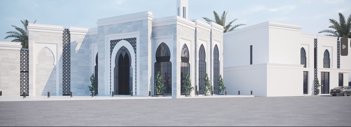 تصميم اعمال الكهرباء والتيار الخفيف لمسجد بالرياض بالمملكه العربيه السعوديه طبقا للكود السعودي.