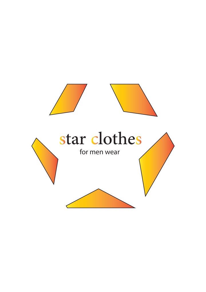 logo design for star clothes for men wear