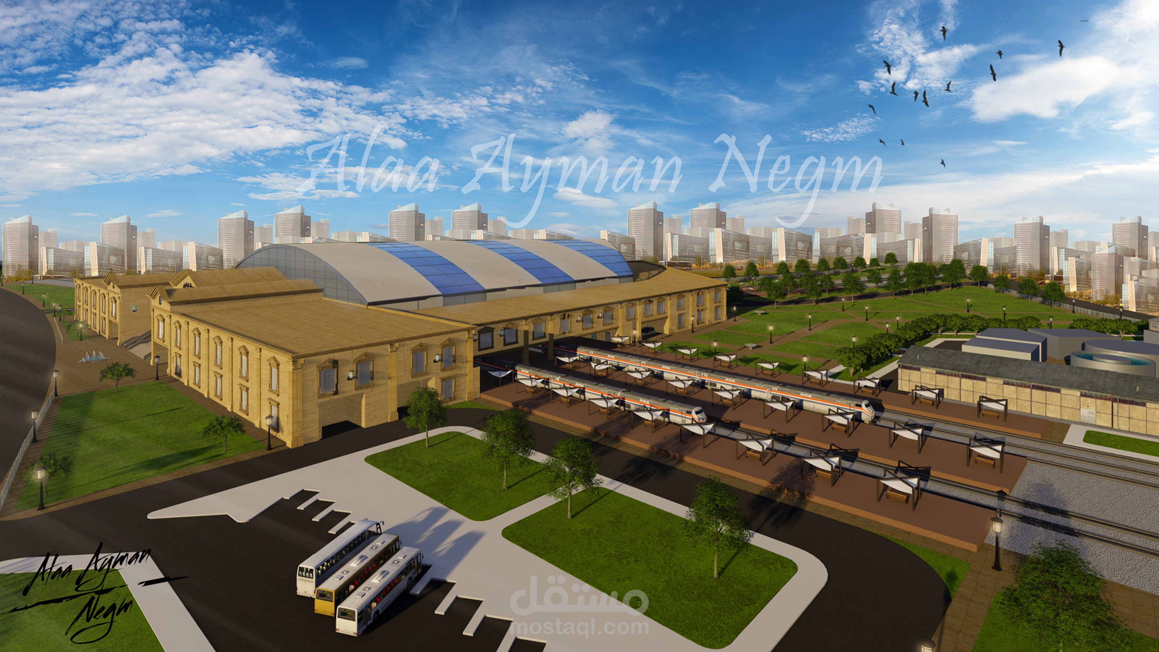 Graduation project (Train station design)