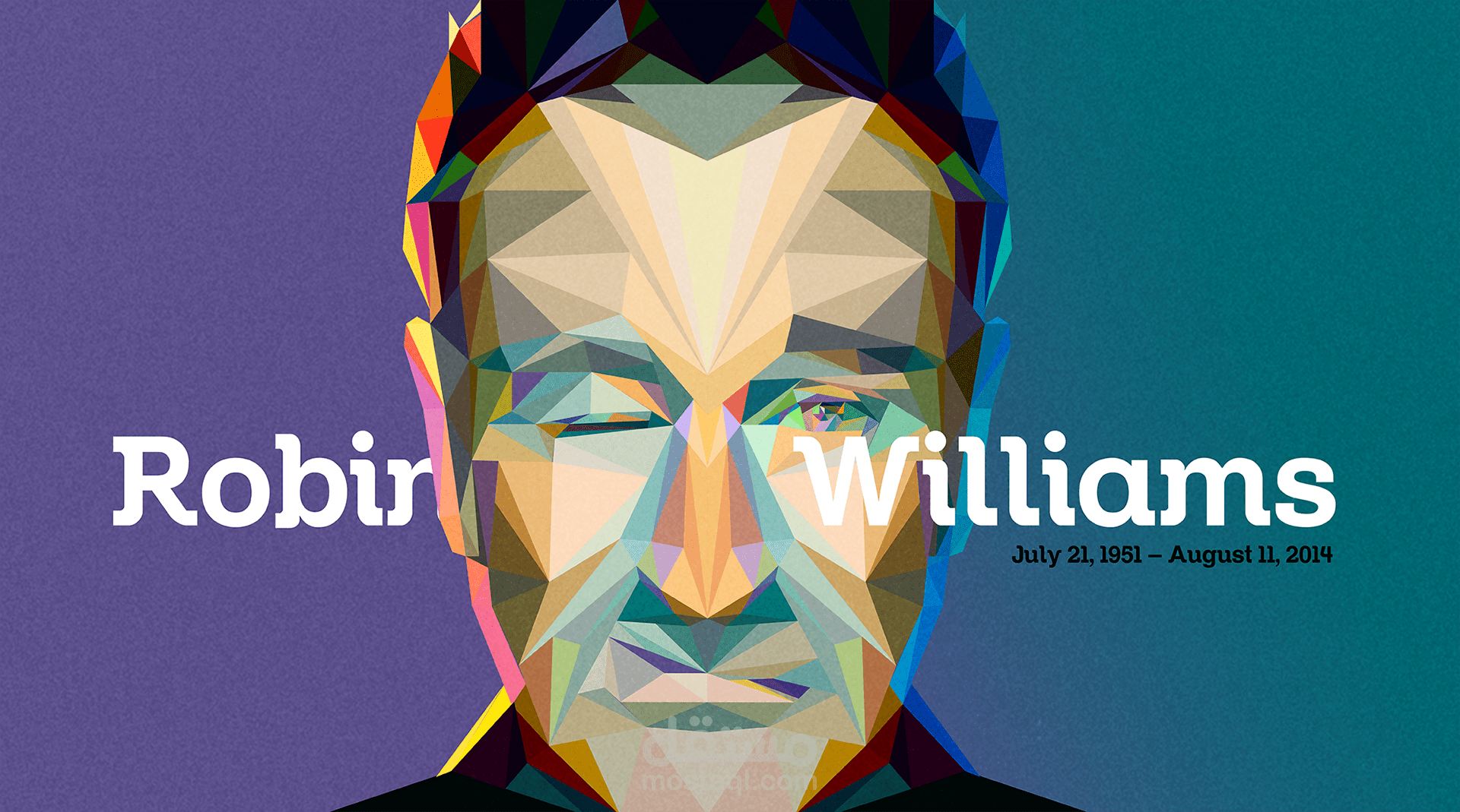 Robin Williams Lowpoly Art