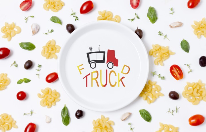 شعار مطعم food truck