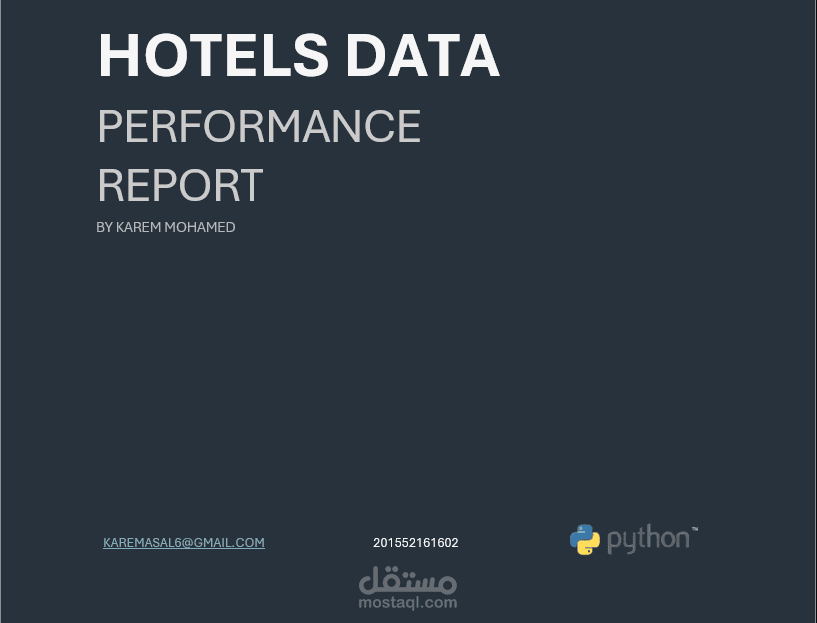 مشروع تنظيف وتحليل بيانات كامل بأستخدام Python