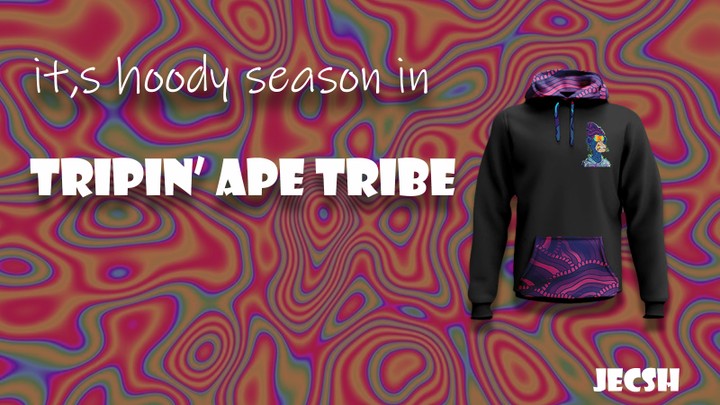 Hoody designs for nft project Tripping ape tribe