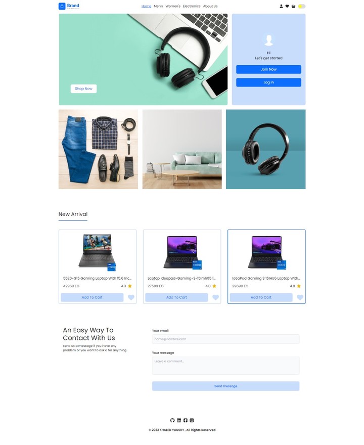 React E-commerce