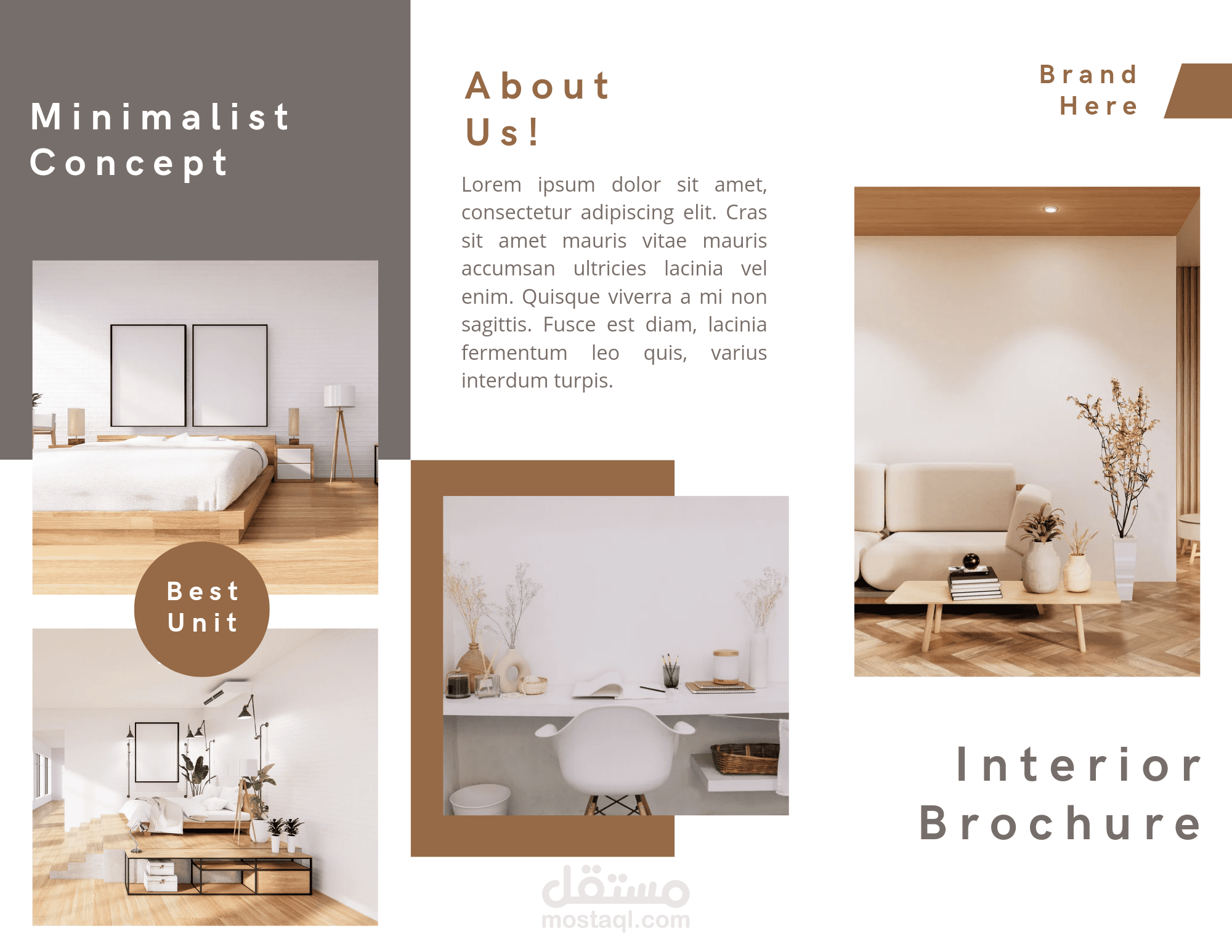 تصميم brochure الجزء الاول