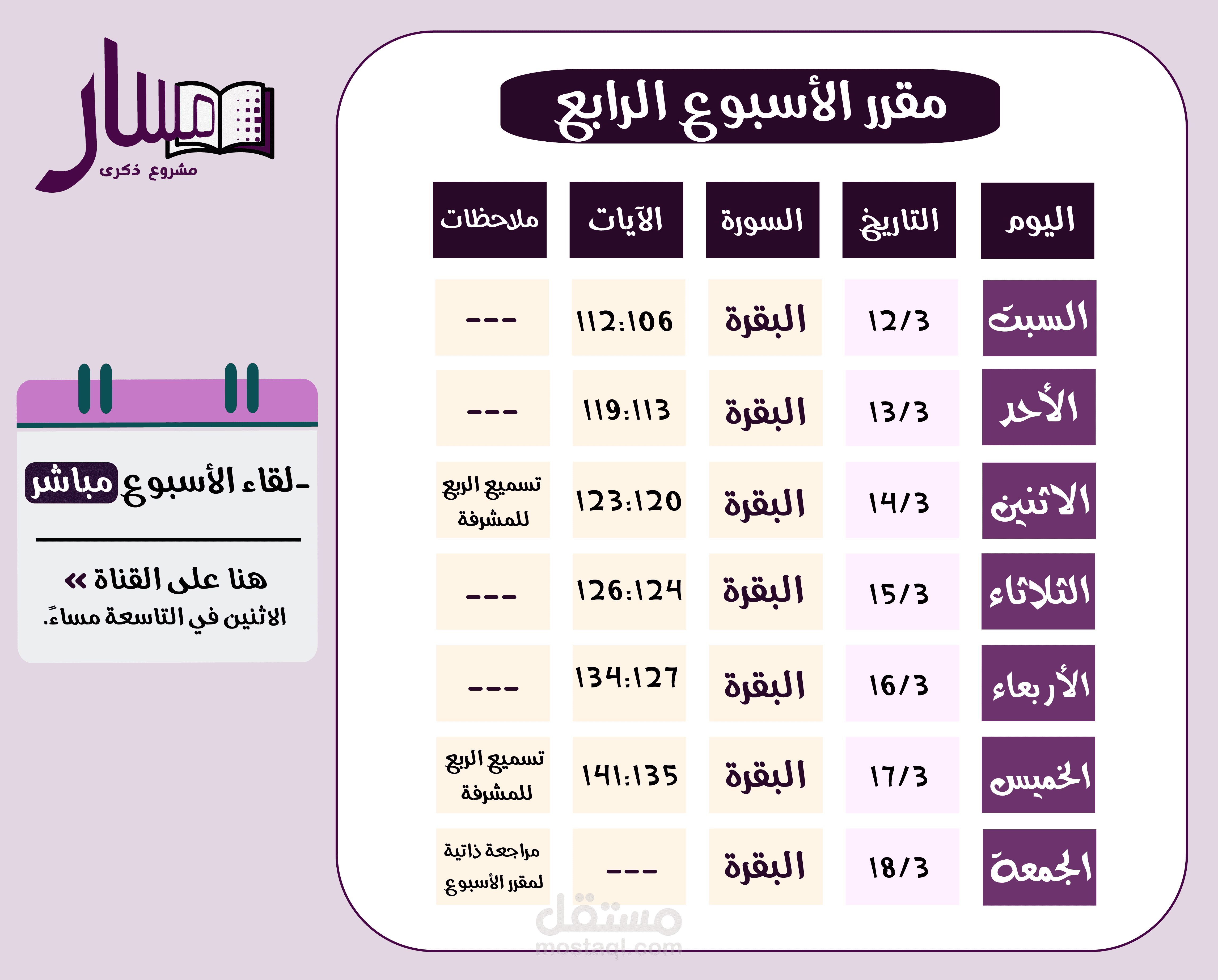 تصميم جداول