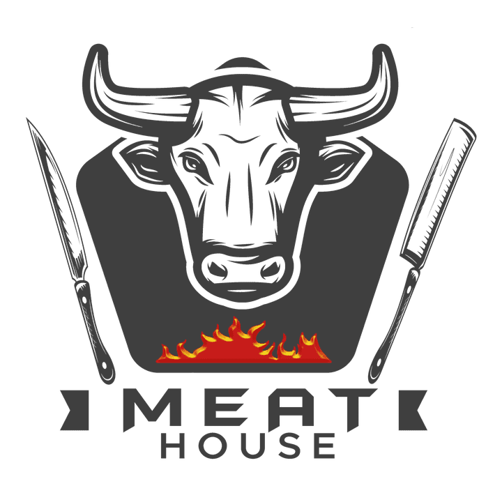 تصميم لوجو لمحل جزارة Meat House