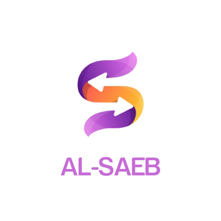 تصميم لوجو لشركة Al-Saeb لتوصيات الاسهم