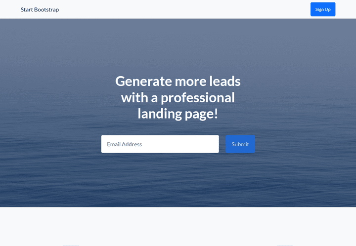 simple bootstrap design