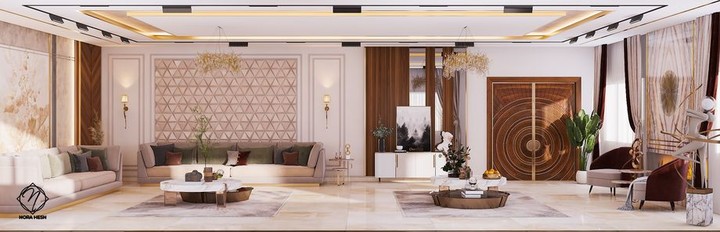 Luxury Reception design in KSA