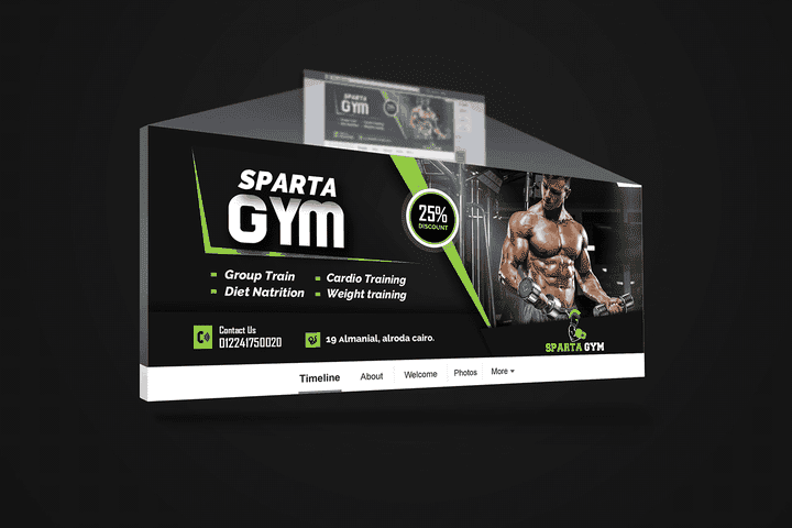 Sparta gym facebook cover