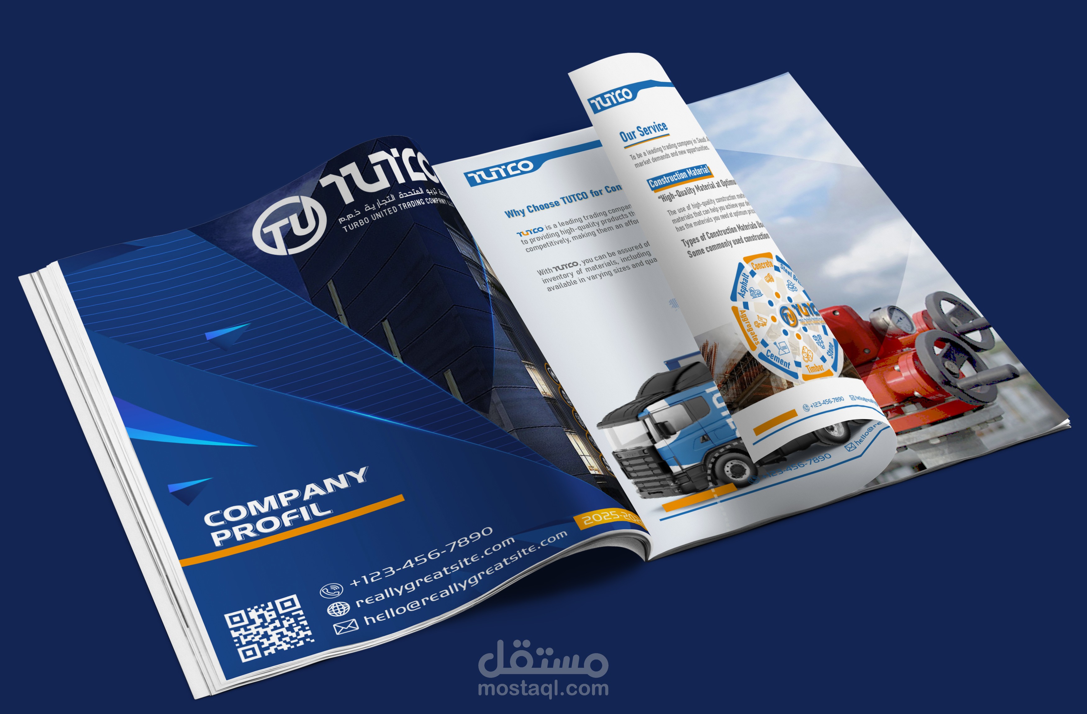 تصميم بروفايل لشركة متخصصة في اجهزة الاطفاء والانذار تصميم بروفايل لشركة متخصصة في اجهزة الاطفاء والانذار