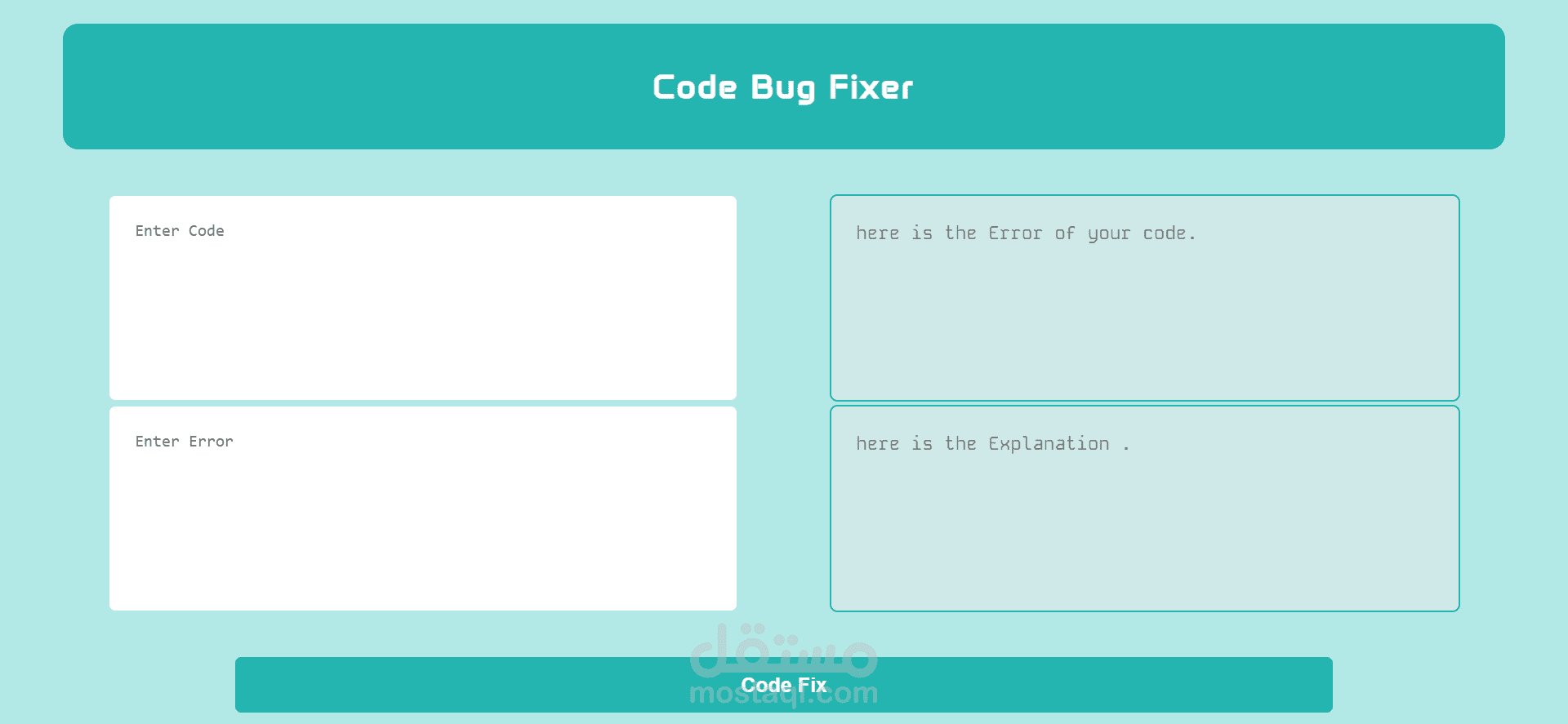 code bug fixer