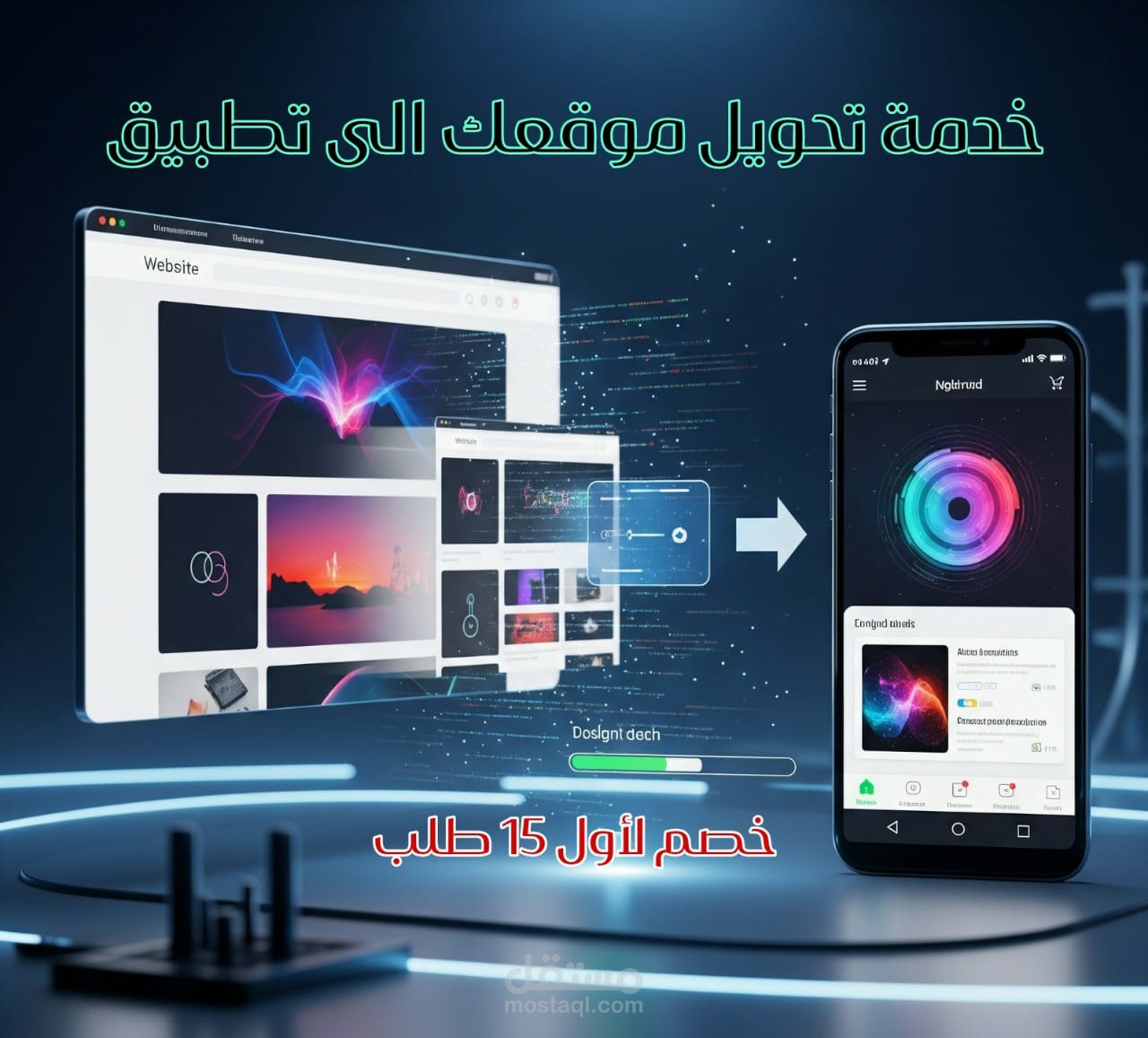 تحويل موقعك إلى تطبيق أندرويد (WebView) احترافي وجاهز للنشر!