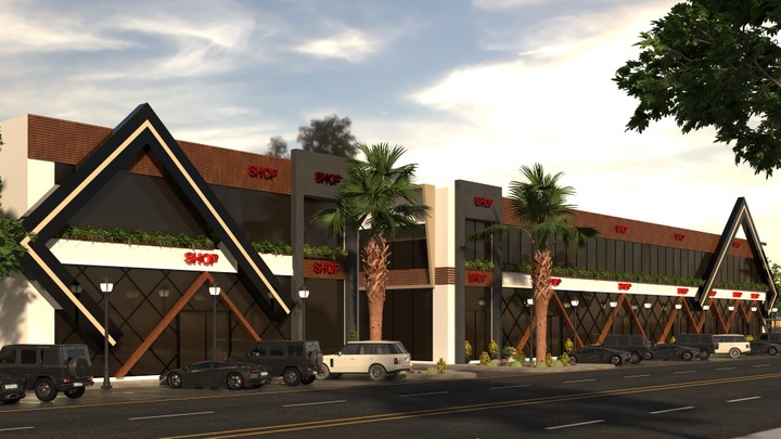 Exterior Design For Abo_Megaly Market